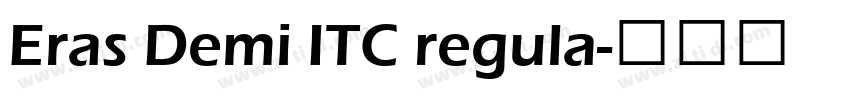 Eras Demi ITC regula字体转换